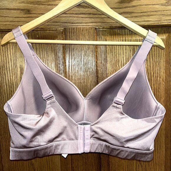 Cacique Lightly Lined No Wire Bra 40DD Shimmer Pink Everyday Comfort Adjustable - Picture 2 of 6